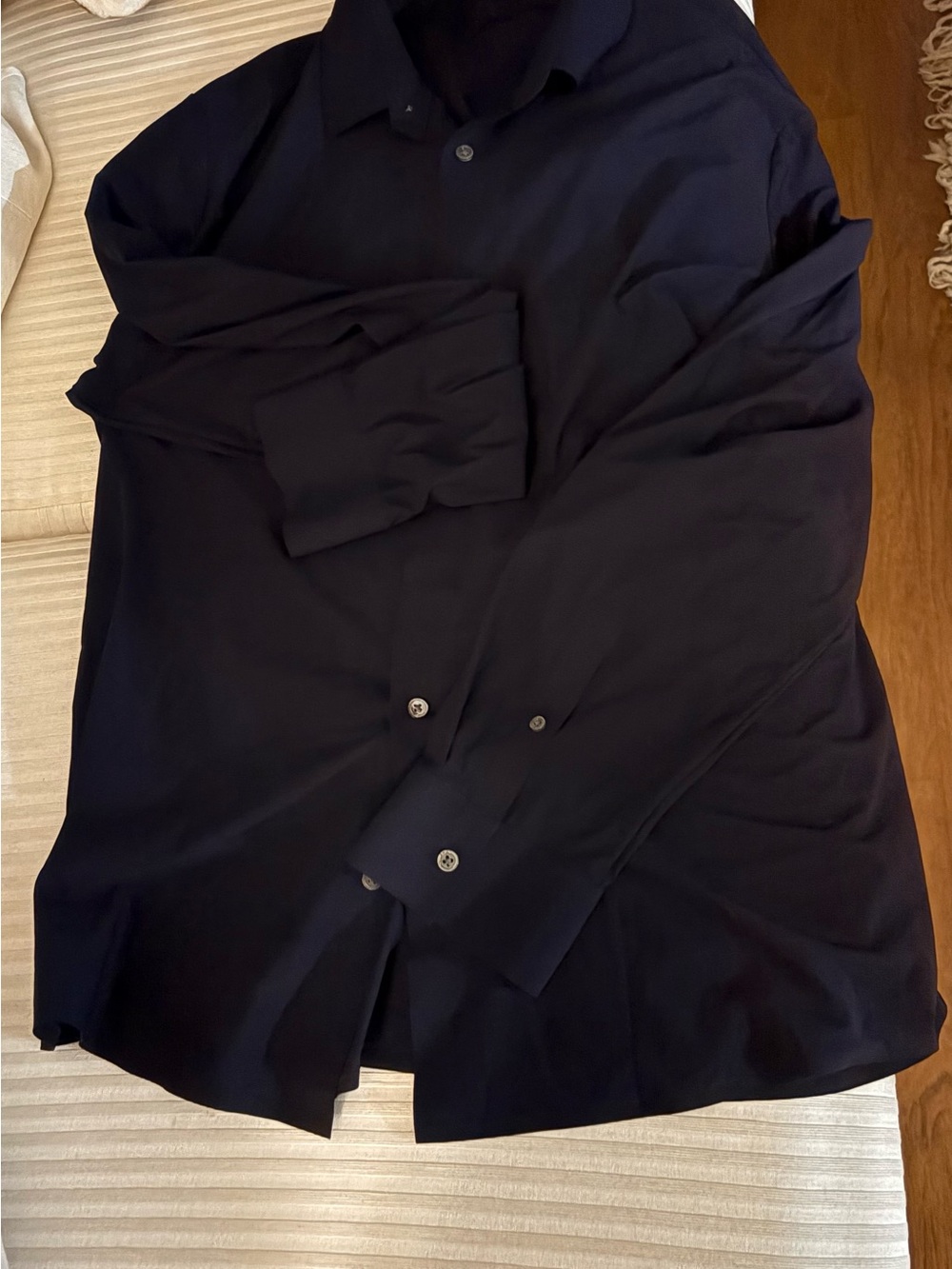 7 Diamonds Navy Button-Up Shirt